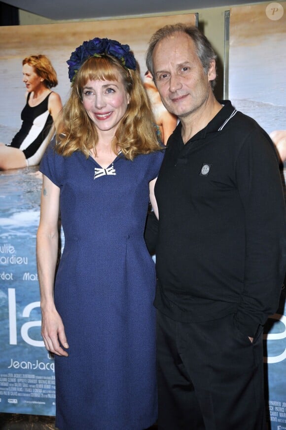 Julie Depardieu et Hippolyte Girardot - Avant-première du film "A la vie" au cinéma UGC Les Halles à Paris, le 24 novembre 2014.