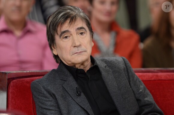 Exclusif - Serge Lama - Enregistrement de l'émission "Vivement Dimanche" à Paris le 26 novembre 2014.