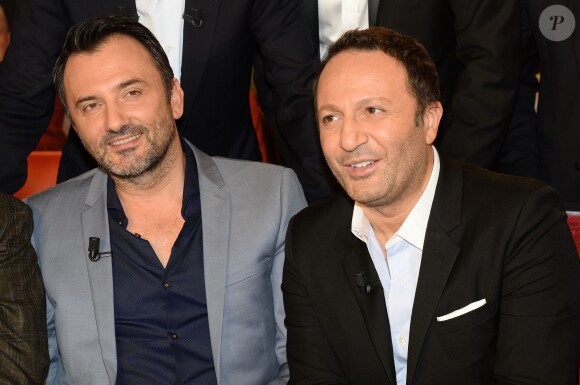 Exclusif - Frédéric Lopez et Arthur - Enregistrement de l'émission "Vivement Dimanche" à Paris le 26 novembre 2014.