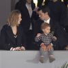 Marta Ortega et son mari Sergio Alvarez étaient avec leur fils Amancio et des proches au Jumping de la Semaine du cheval de Madrid le 29 novembre 2014