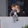 Marta Ortega et son mari Sergio Alvarez étaient avec leur fils Amancio et des proches au Jumping de la Semaine du cheval de Madrid le 29 novembre 2014