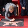 Christoph Waltz reçoit son étoile sur le Walk of Fame à Hollywood, le 1er décembre 2014.