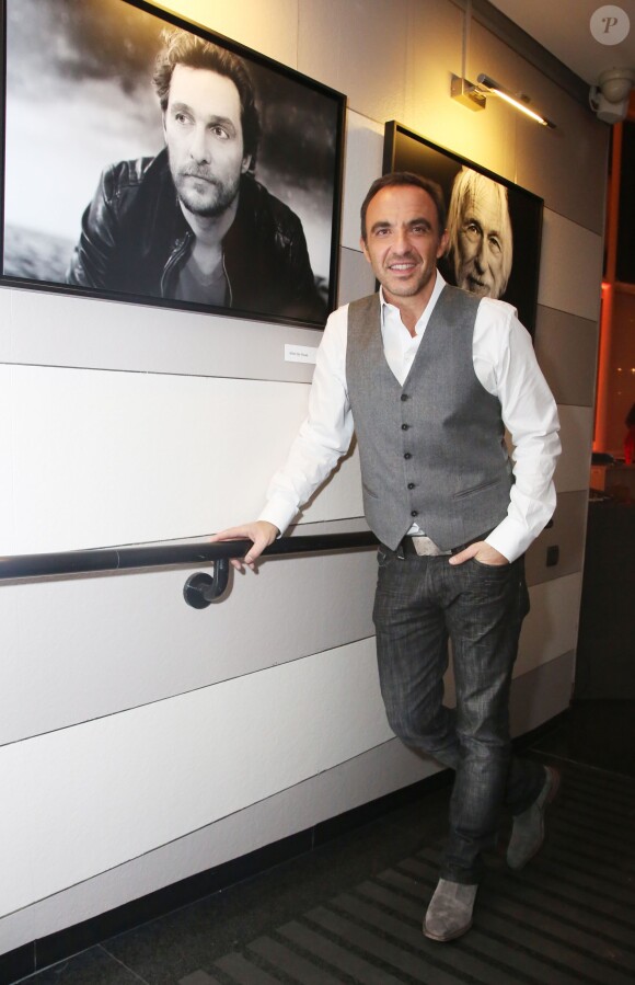 Exclusif - Nikos Aliagas - Vernissage de l'exposition "Moments Suspendus" de Nikos Aliagas à l'Atlantis TV à Boulogne-Billancourt, le 3 décembre 2014.