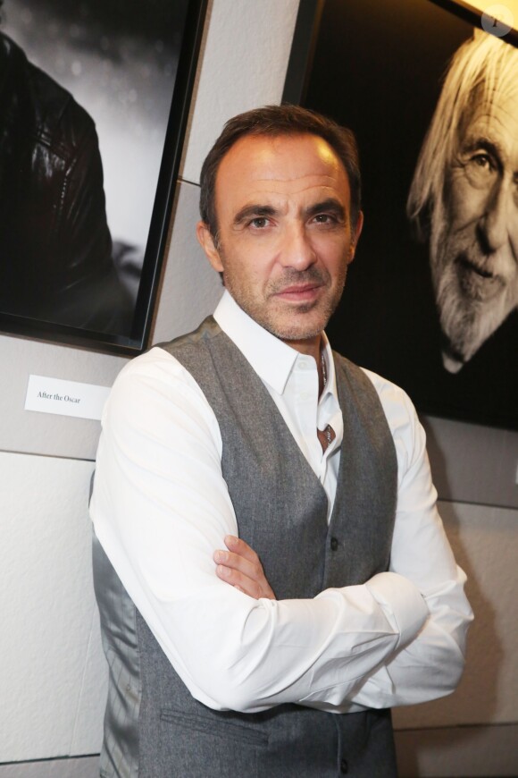 Exclusif - Nikos Aliagas - Vernissage de l'exposition "Moments Suspendus" de Nikos Aliagas à l'Atlantis TV à Boulogne-Billancourt, le 3 décembre 2014.