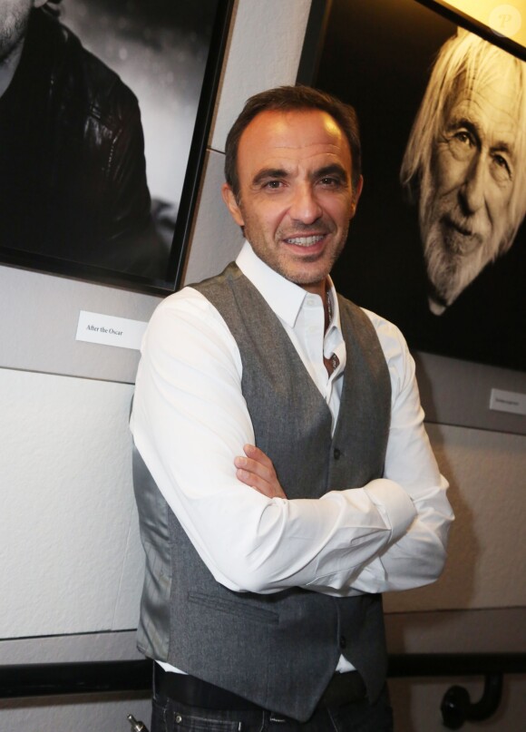 Exclusif - Nikos Aliagas - Vernissage de l'exposition "Moments Suspendus" de Nikos Aliagas à l'Atlantis TV à Boulogne-Billancourt, le 3 décembre 2014.