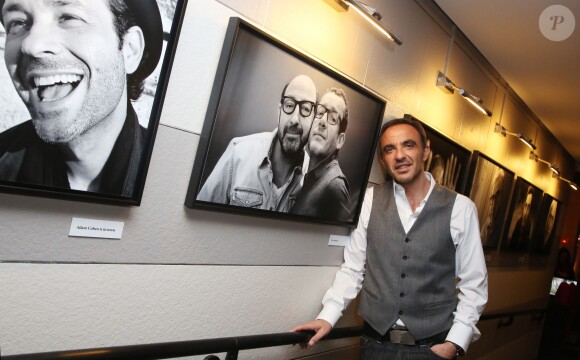 Exclusif - Nikos Aliagas - Vernissage de l'exposition "Moments Suspendus" de Nikos Aliagas à l'Atlantis TV à Boulogne-Billancourt, le 3 décembre 2014.