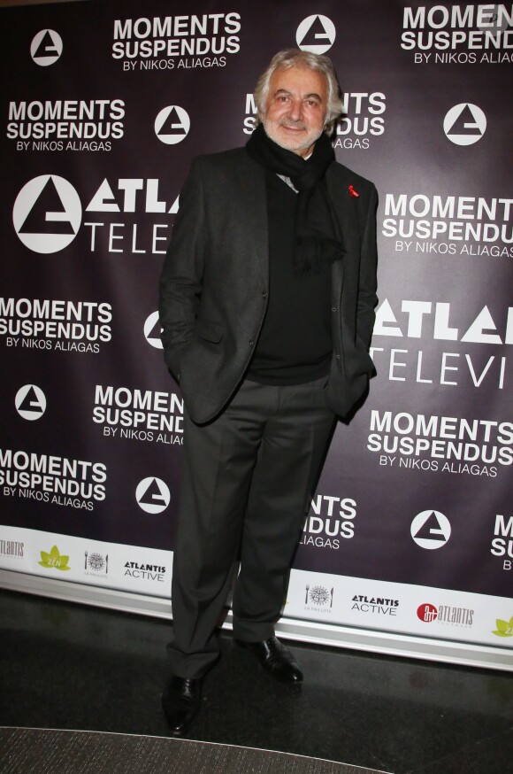 Exclusif - Franck Provost - Vernissage de l'exposition "Moments Suspendus" de Nikos Aliagas à l'Atlantis TV à Boulogne-Billancourt, le 3 décembre 2014.