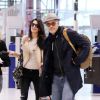 George et Amal Clooney à l'aéroport d'Heathrow à Londres en direction des Etats-Unis le 27 novembre 2014