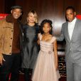 Will Smith, Cameron Diaz, Quveznhané Wallis et Jay Z à la première du film "Annie'" à New York, le 7 décembre 2014.