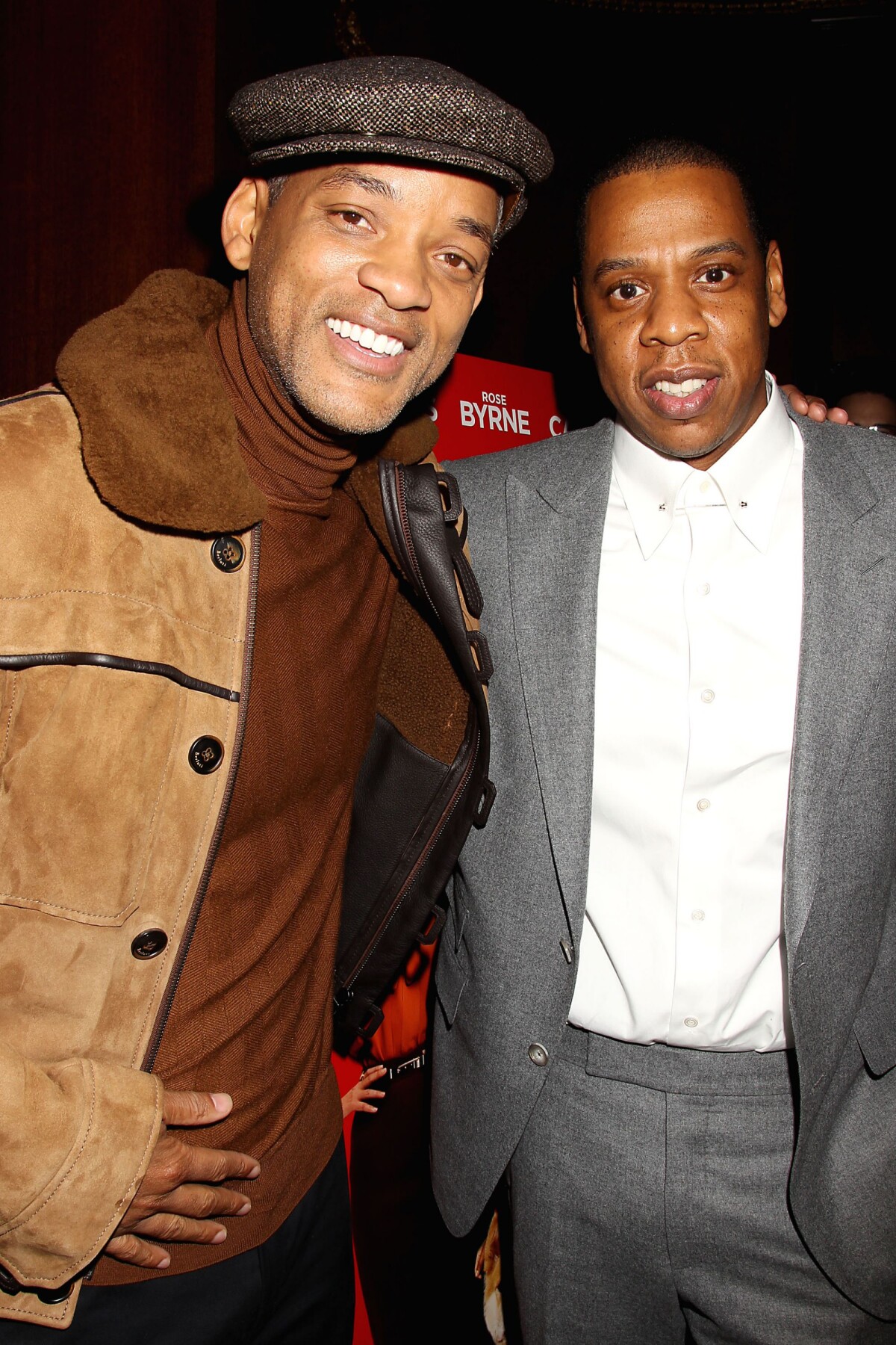 Photo Will Smith et JayZ à la première du film "Annie" à New York