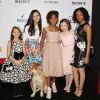 Amanda Troya, Eden Duncan Smith, Quveznhané Wallis, Zoe Margaret Colletti, Nicolette Pierini à la première du film "Annie" à New York, le 7 décembre 2014.