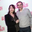 Chantal Lauby et Elie Semoun lors de la soirée "Qu'est-ce qu'on a fait au bon Dieu" au Showcase, Paris, le 8 décembre 2014.