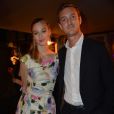 Exclusif - Pierre Casiraghi et Beatrice Borromeo lors d'une soirée au 67e Festival de Cannes, le 22 mai 2014.