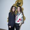 Joana Preiss et Audrey Marnay - Présentation du sac "Balloon Dog" de Jeff Koons pour H&M au centre Pompidou à Paris le 9 décembre 2014.