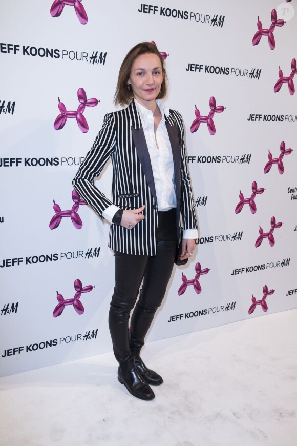 Billy Hell - Présentation du sac "Balloon Dog" de Jeff Koons pour H&M au centre Pompidou à Paris le 9 décembre 2014.