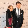 Olivia Palermo et son mari Johannes Huebl assistent au défilé haute couture Valentino au Whitney Museum of American Art. New York, le 10 décembre 2014.