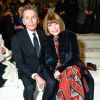 Calvin Klein et Anna Wintour assistent à la présentation de la collection New York Haute Couture de Valentino au Whitney Museum. New York, le 10 décembre 2014.