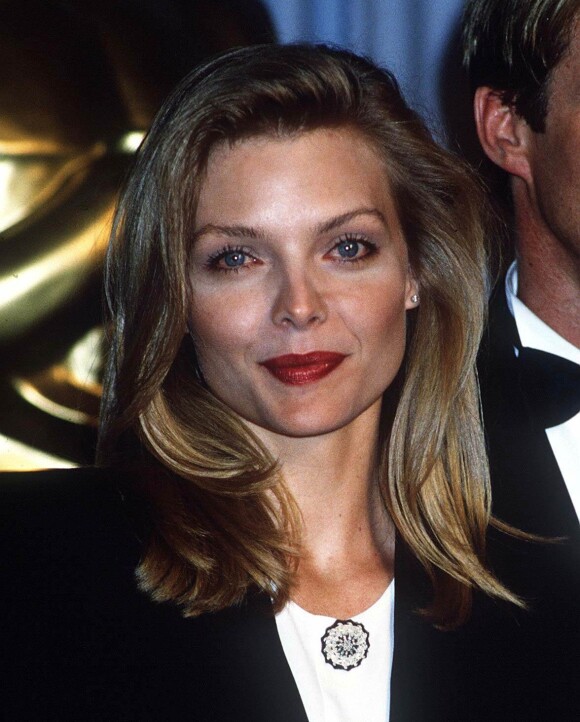 Michelle Pfeiffer le 31 mars 1989 à la cérémonie des Oscars 1989 à Los Angeles. ©Bestimage