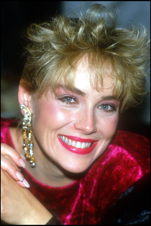 Sharon Stone à la soirée des Césars 1986 le 23 février 1986. ©BestImage