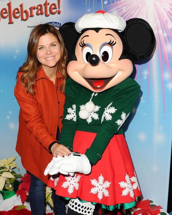 Tiffani Thiessen - Spectacle Disney On Ice Let's Celebrate ! à Los Angeles, le 11 décembre 2014