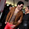 Lenny Kravitz et Shy'm, sur le tapis rouge de la 16e édition des NRJ Music Awards à Cannes, le samedi 13 décembre 2014.