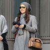 Jessica Biel enceinte fait du shopping avec une amie à New York, le 16 décembre 2014