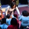 Michelle Obama a lu un conte pour enfants, au Children's National Health System à Washington, le 15 décembre 2014