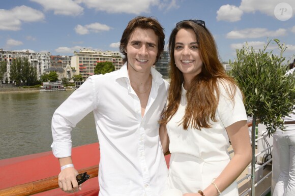 Julien Dereins et Anouchka Delon à Paris le 30 juin 2013.
