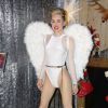 La statut de cire de la pop star Miley Cyrus au Musée Tussaud de Berlin, le 18 décembre 2014.