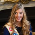  Camille Cerf (Miss France 2015) fête ses 20 ans, à Paris, le 9 décembre 2014. 