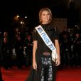  Camille Cerf, Miss France 2015 - 16&egrave;me &eacute;dition des NRJ Music Awards &agrave; Cannes. Le 13 d&eacute;cembre 2014  