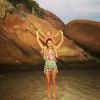 Alessandra Ambrosio et Noah en vacances au Brésil