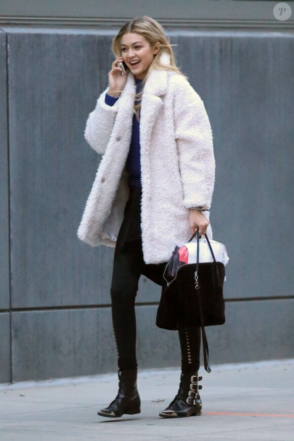 Gigi Hadid à New York, le 8 décembre 2014.