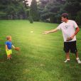  Bubba Watson et son fils Caleb - photo publi&eacute;e sur son compte Instagram le 8 ao&ucirc;t 2014 