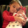 Caleb et sa petite soeur Dakota - photo publiée sur le compte Instagram de Bubba Watson le 24 décembre 2014