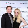 Elon Musk et sa femme pour les 150 ans de Tag Heuer à Paris le 29 septembre 2010. 