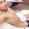 Steevy Boulay nu à l'hôpital, le 2 janvier 2015