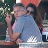 Exclusif - Prix spécial - George Clooney et sa femme Amal Alamuddin en vacances avec Cindy Crawford et Rande Gerber (accompagnés de leurs enfants) profitent de leurs vacances de Noël à Cabo San Lucas, au Mexique, le 26 décembre 2014.