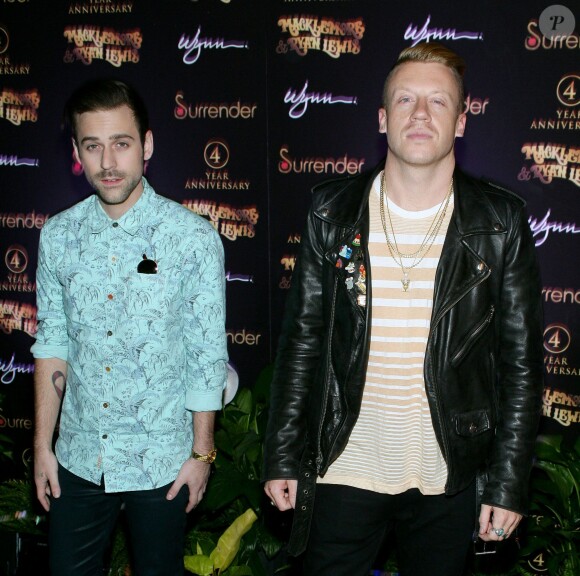 Ryan Lewis et Macklemore le 4 juin 2014 à Las Vegas au Surrender Nightclub du Wynn