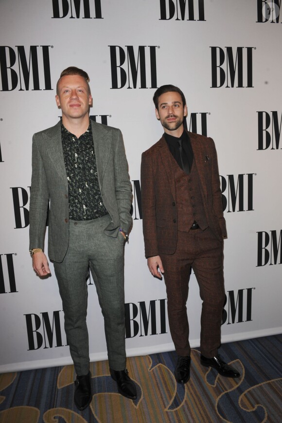 Macklemore et Ryan Lewis aux BMI Pop Awards au Beverly Wilshire Hotel de Los Angeles, le 13 mai 2014
