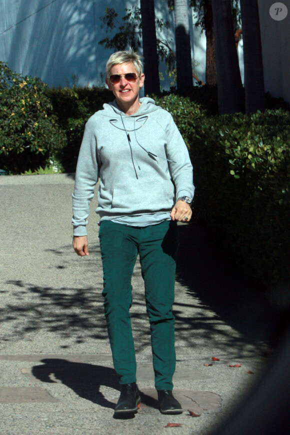 Exclusif - Ellen DeGeneres à Montecito, le 29 décembre 2014.