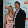Nicholas Sparks et sa femme Cathy Cote - Avant-première du film "Safe Haven" à Hollywood, le 5 février 2013.