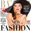 Miranda Kerr en couverture de Harper's Bazaar