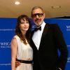 Emilie Livingston et Jeff Goldblum lors du dîner des correspondants de la Maison blanche à Washington le 3 mai 2014