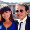 Manon Manoeuvre entre son père Philippe et l'épouse de celui-ci Candice - photo publiée sur son compte Instagram le 19 juin 2014
