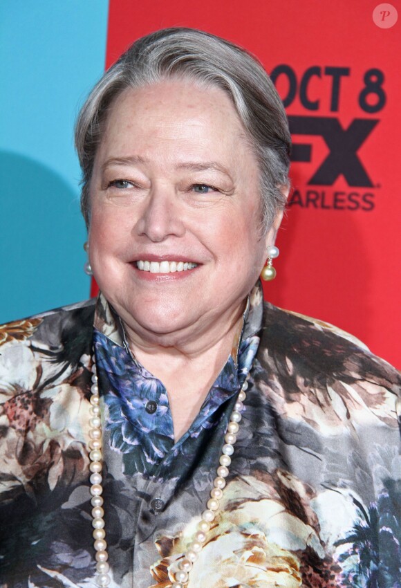 Kathy Bates à la Soirée de présentation de la 4ème saison de la série "American Horror Story: Freak Show" à Hollywood, le 5 octobre 2014.  