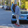 Chris Brown et Karrueche Tran font du shopping ensemble à Los Angeles, le 26 décembre 2014.