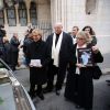 Christina Ekberg, la nièce de Anita Ekberg - Obsèques de Anita Ekberg en présence de sa famille et ses proches en l'église évangélique allemande à Rome, le 14 janvier 2015. 