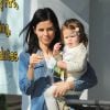 Exclusif - Jenna Dewan emmène sa fille Everly à un cours d'éveil à Los Angeles, le 14 janvier 2015.