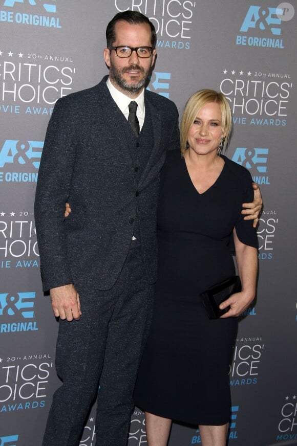 Patricia Arquette et son compagnon Eric White lors des Critics' Choice Movie Awards à Los Angeles le 15 janvier 2015